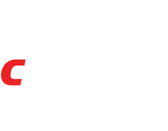 cTrader logo in red and white colors on transparent background.