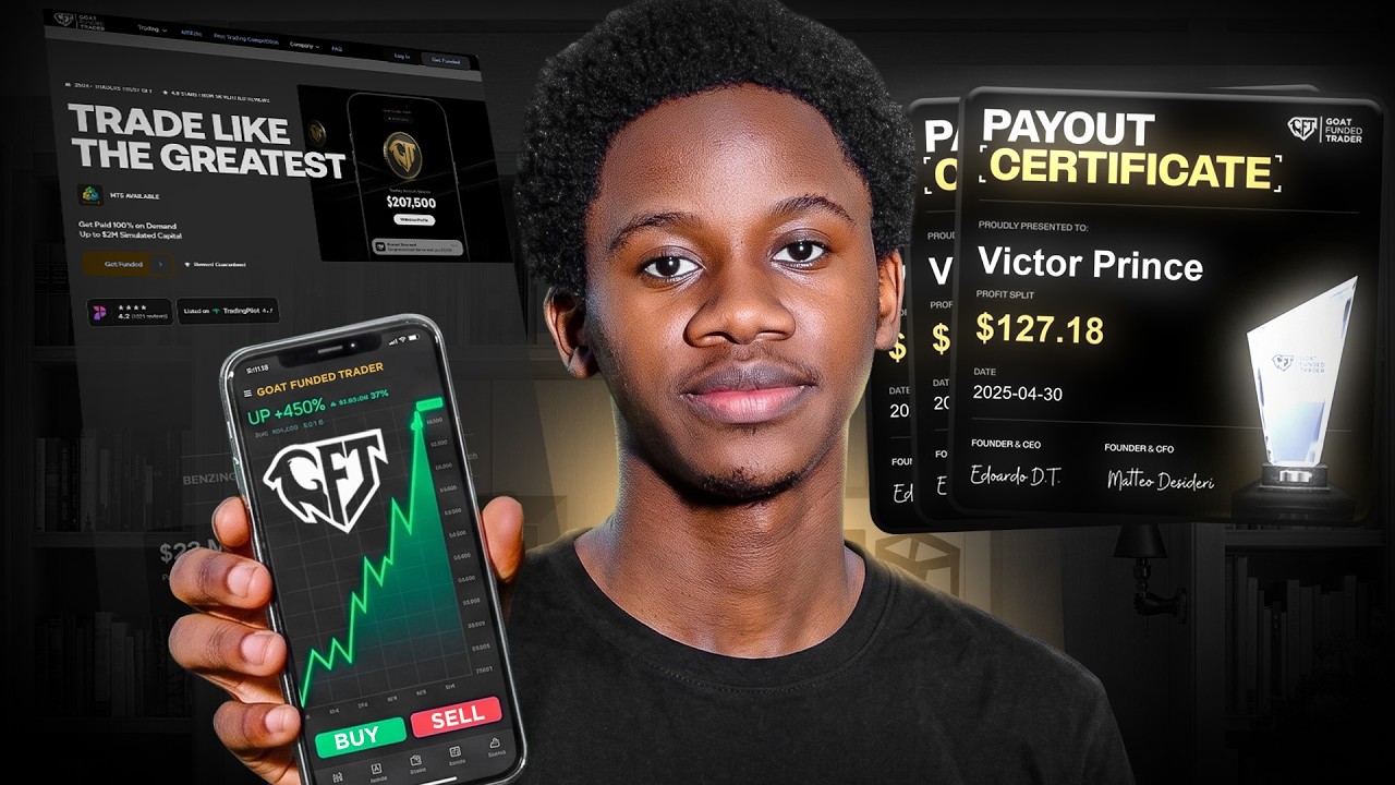 Funded trader from Ghana talking about his first payout