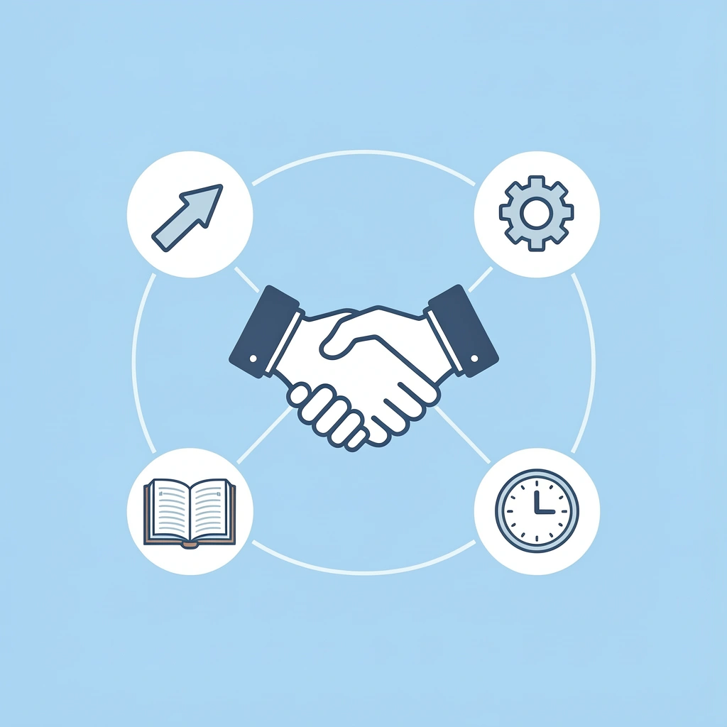 Central hub showing connected trading management elements