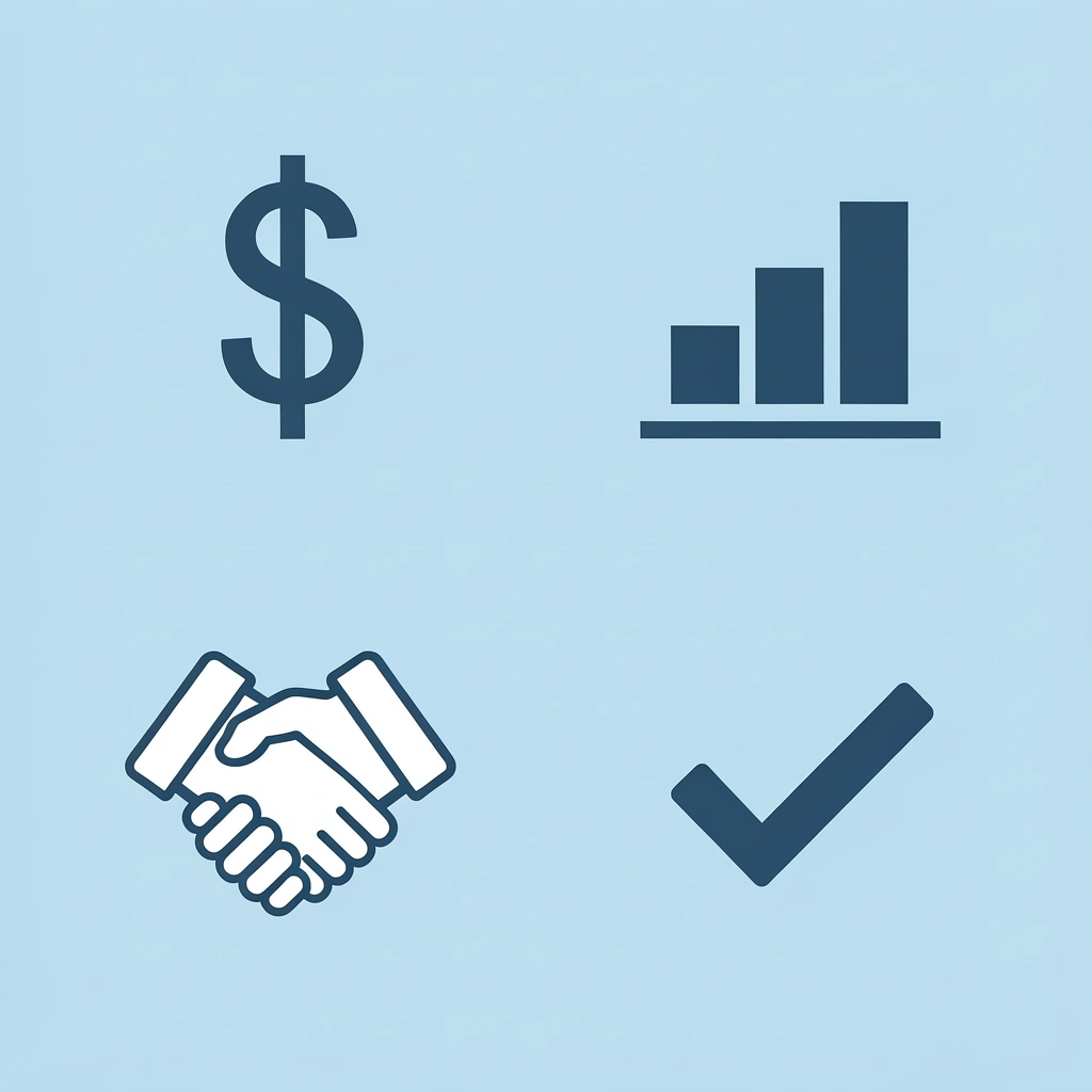 Four pillars showing evaluation structures, capital scaling, profit-sharing models, and payout schedules