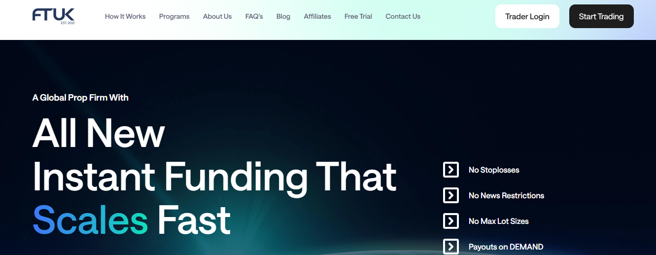 ftuk - Futures Swing Trading Prop Firm