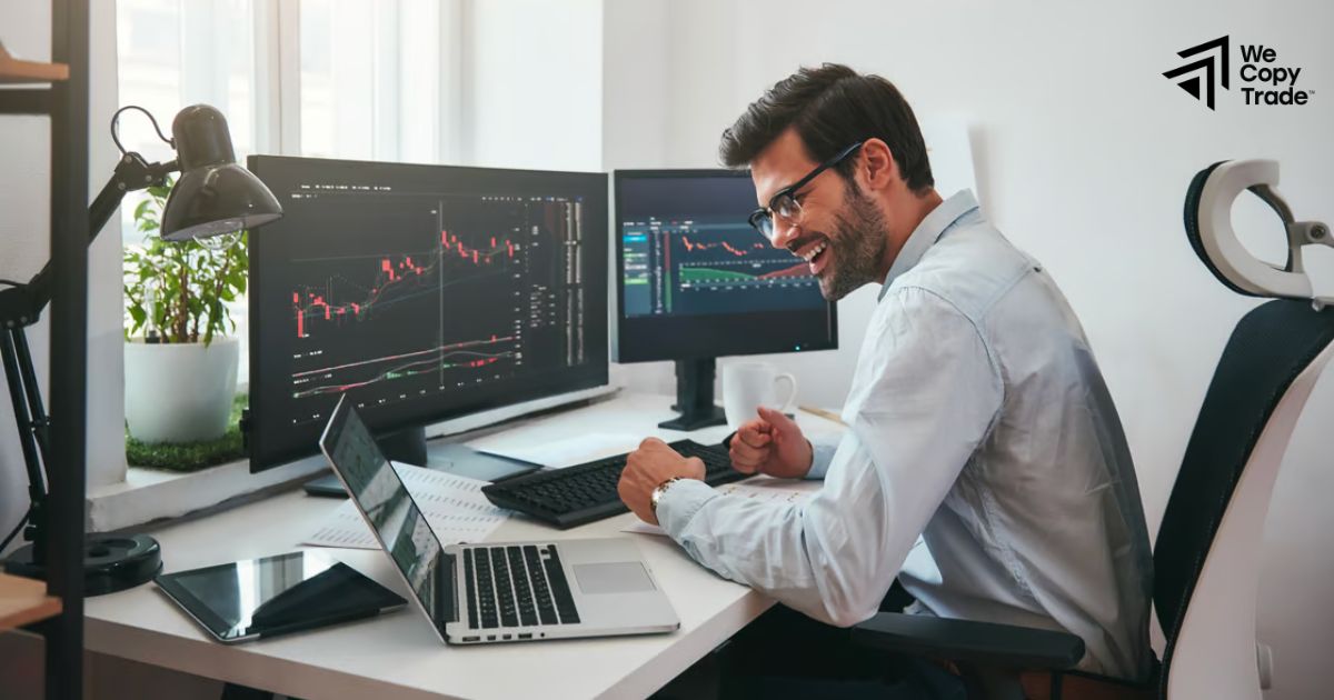 Person Using Laptop - Best Trading Simulator Free