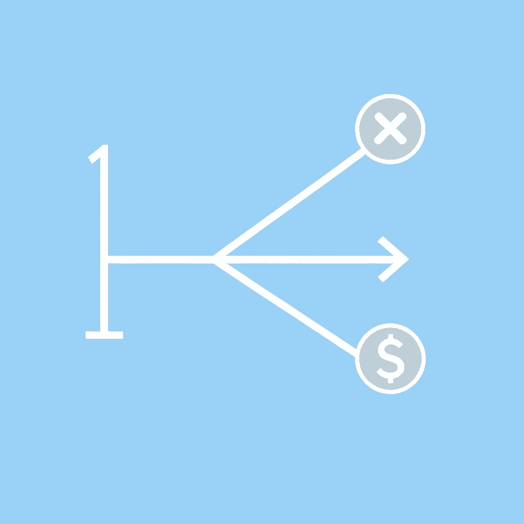 One path showing successful backtest splitting into two outcomes: profitable trading and failed real money trading - How To Backtest A Trading Strategy 