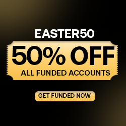 Goat Funded Trader promotion: BOGO35 Buy One Get One Free plus 35% off all funded accounts.