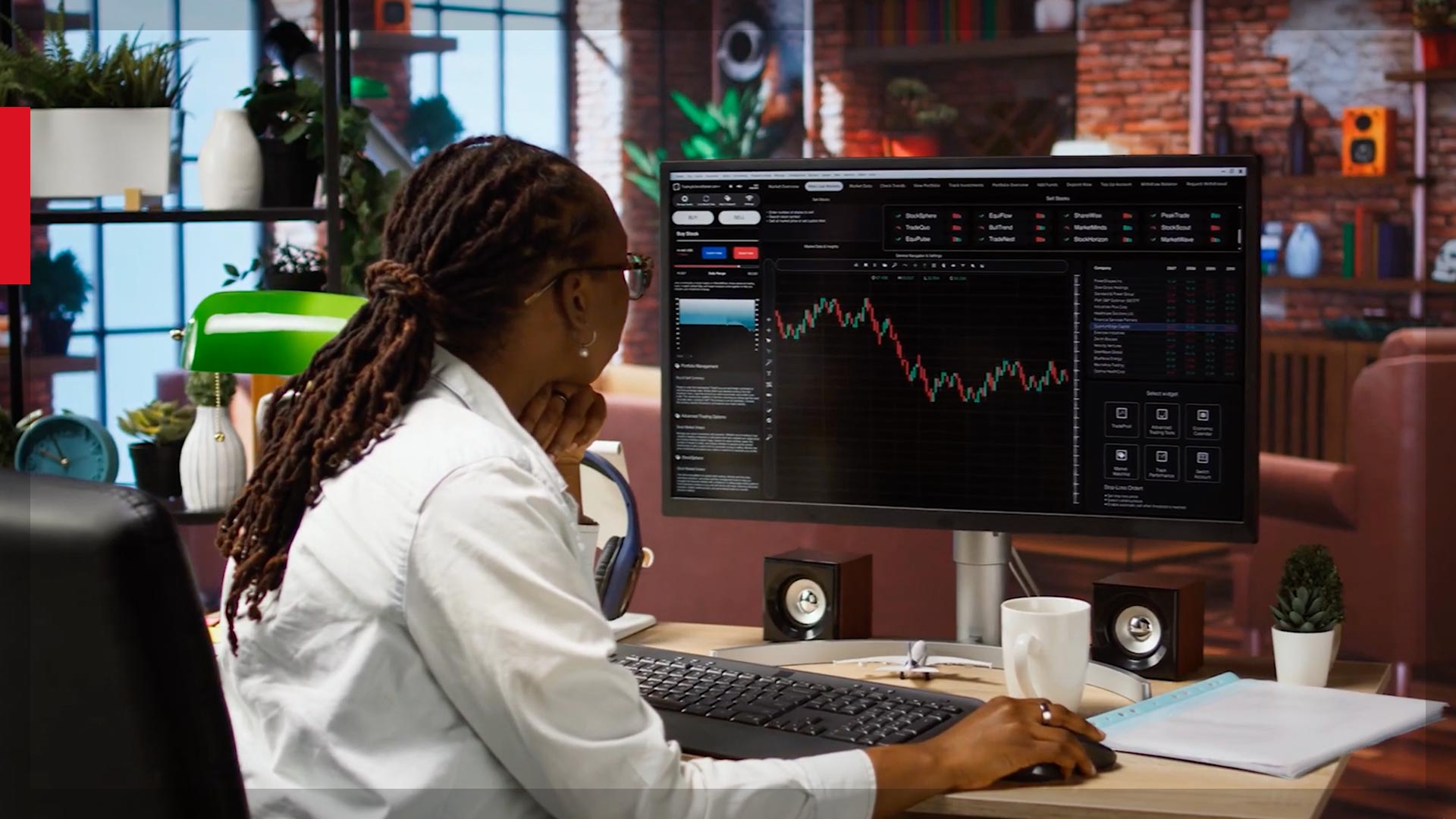 woman focused - How to Do Paper Trading