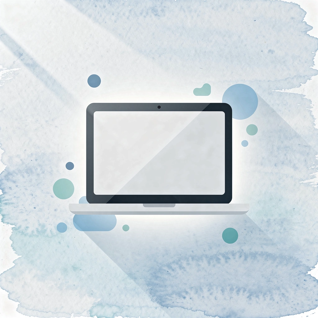 Laptop icon representing digital trading platform
