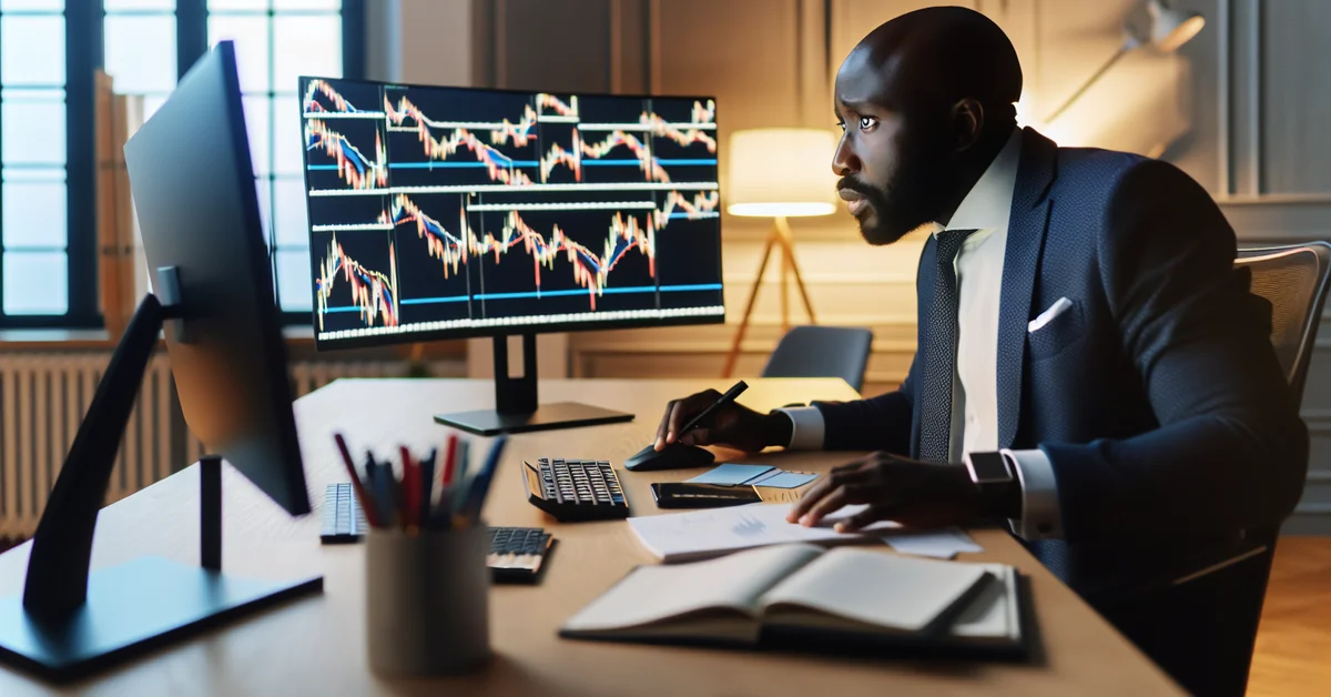 Trading and finance concept illustration — margin account requirements