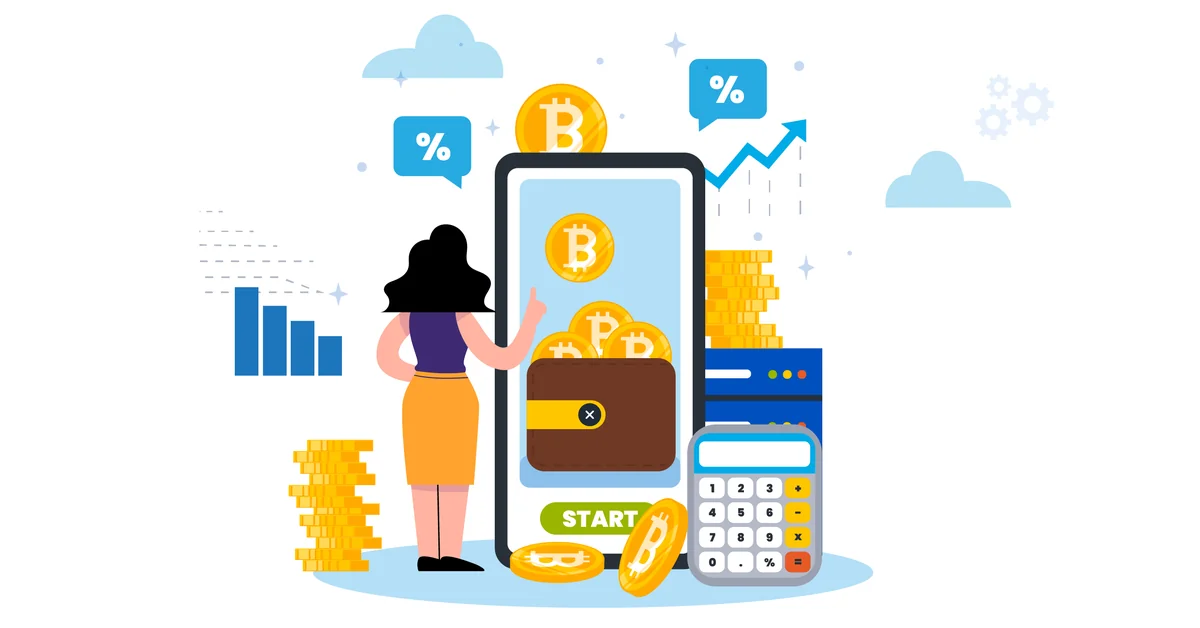 Trading and finance concept illustration — 10 best crypto prop trading firms list revealed for traders