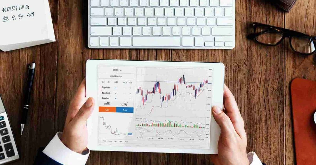 Trading and finance concept illustration — automated forex trading explained