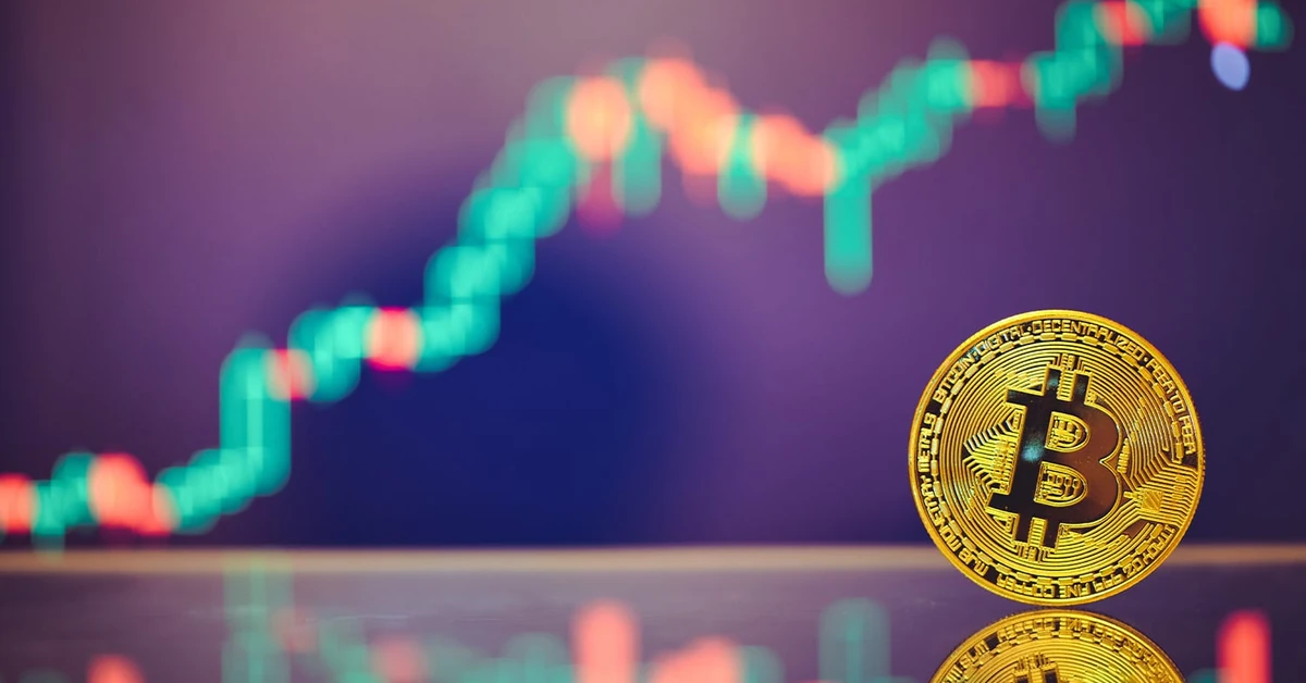 Trading and finance concept illustration — day trading crypto vs stocks