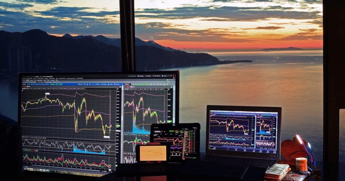 Trading and finance concept illustration — best markets for day trading