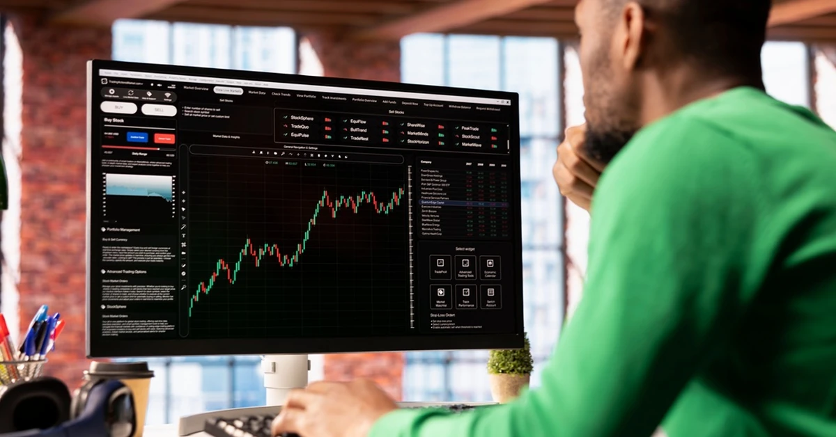 Trading and finance concept illustration — what is liquidity in day trading