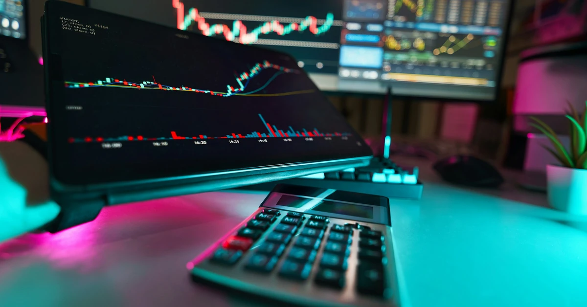 Trading and finance concept illustration — day trading patterns guide
