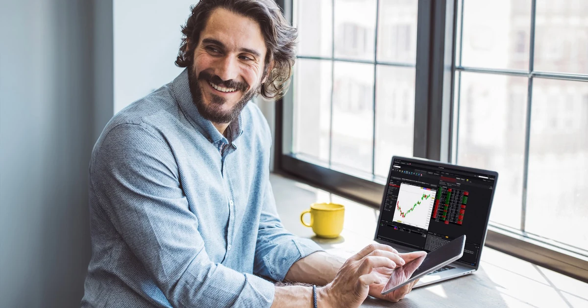 Trading and finance concept illustration — how much money to start trading