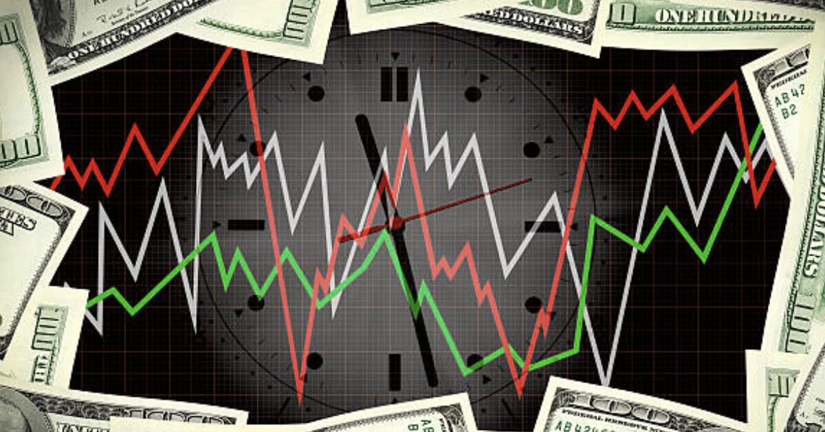 Trading and finance concept illustration — risk management for traders