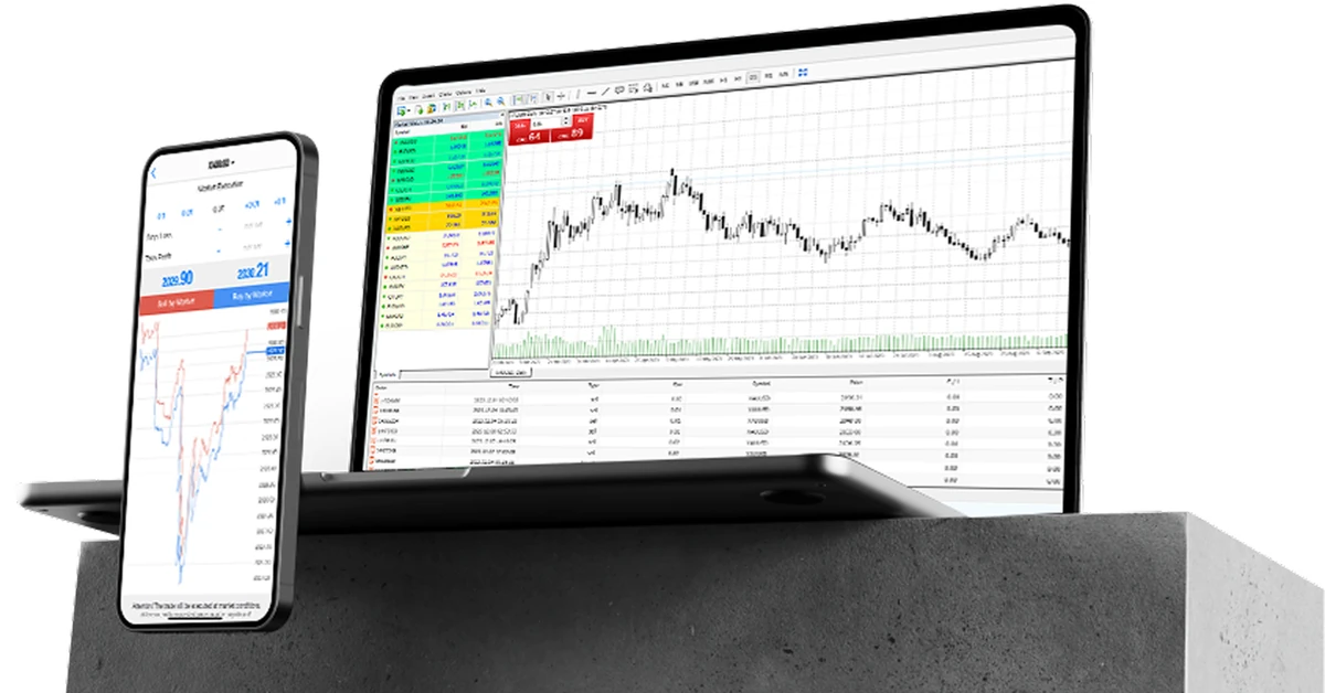 Trading and finance concept illustration — best prop firms that use mt5