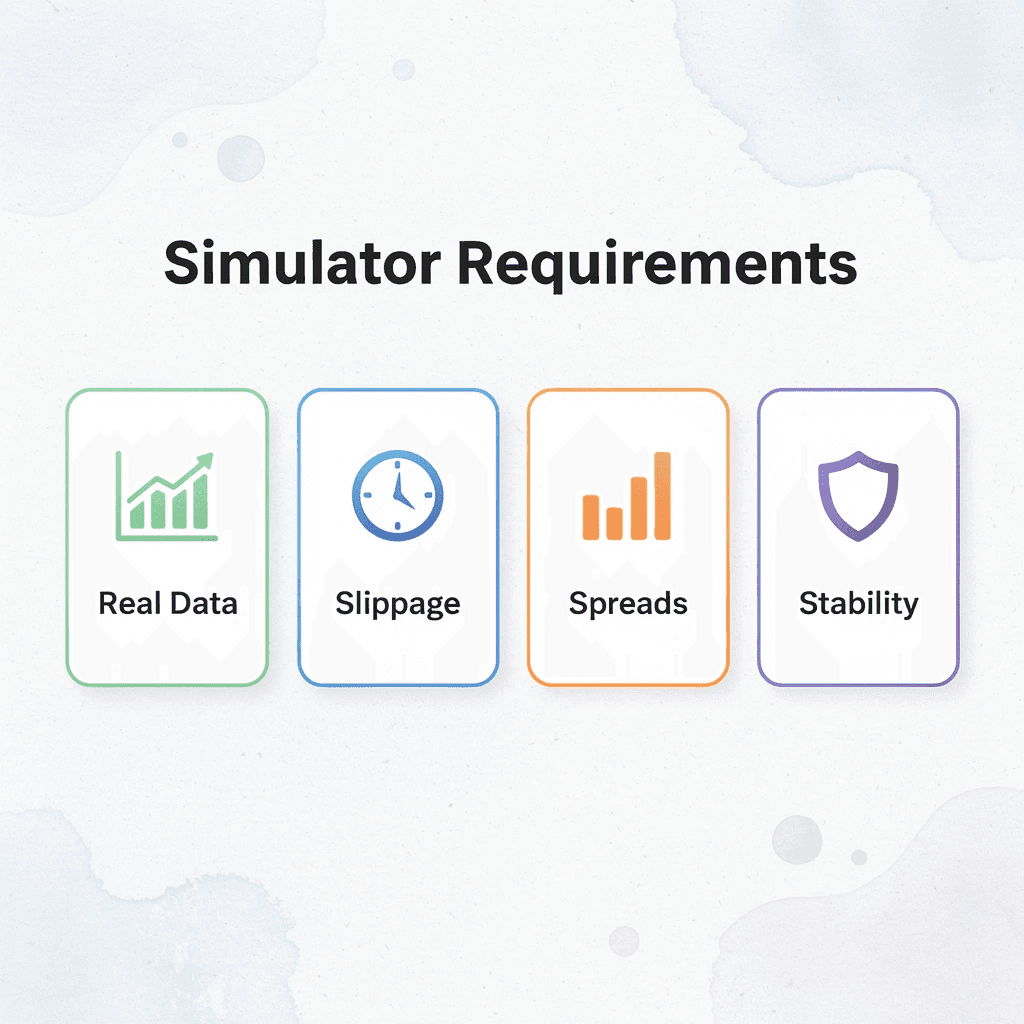  Four key requirements for quality trading simulators