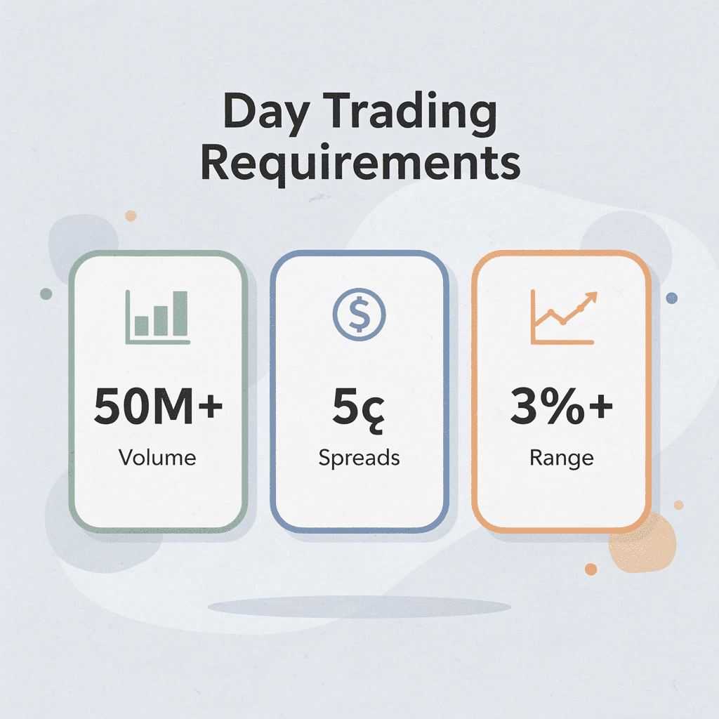 Key metrics for day trading stock selection