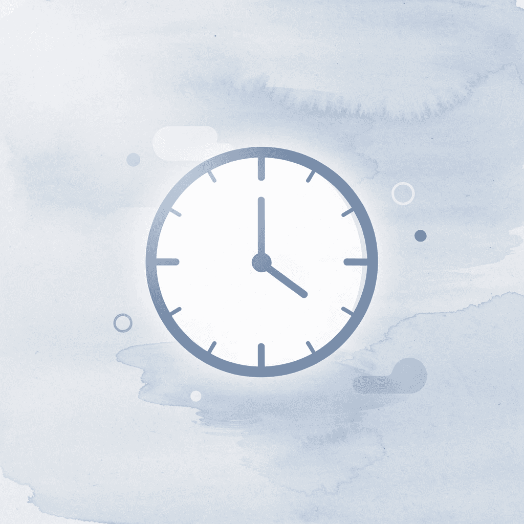 Clock icon representing time pressure on stock options