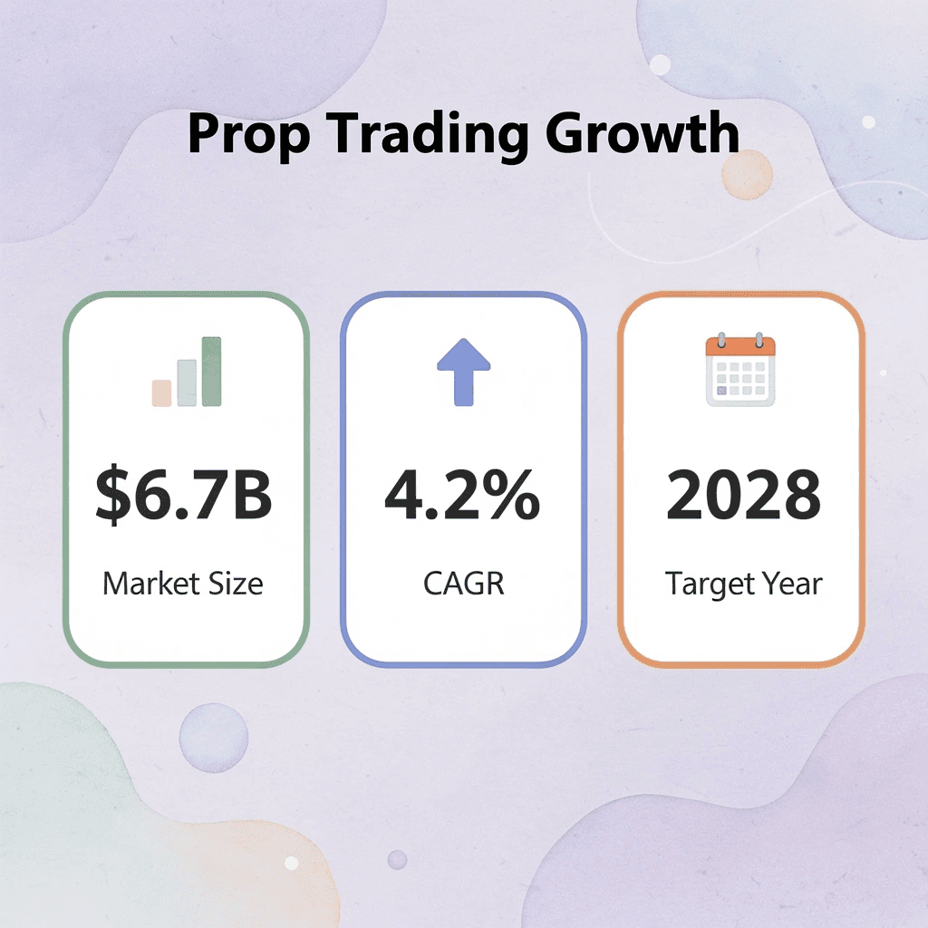 Prop trading market growth statistics
