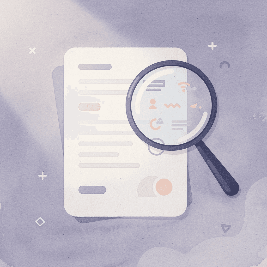  Magnifying glass examining trading firms for evaluation