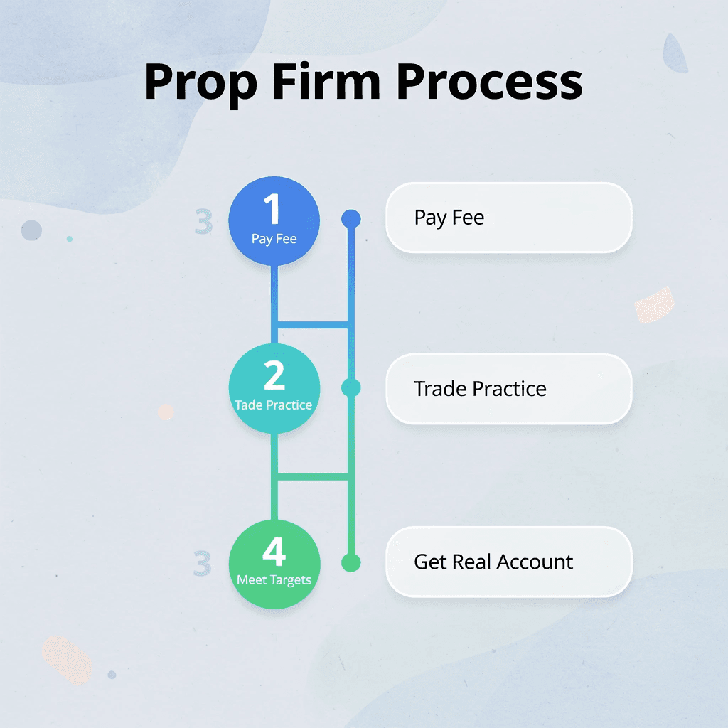 Step-by-step process for joining a prop firm