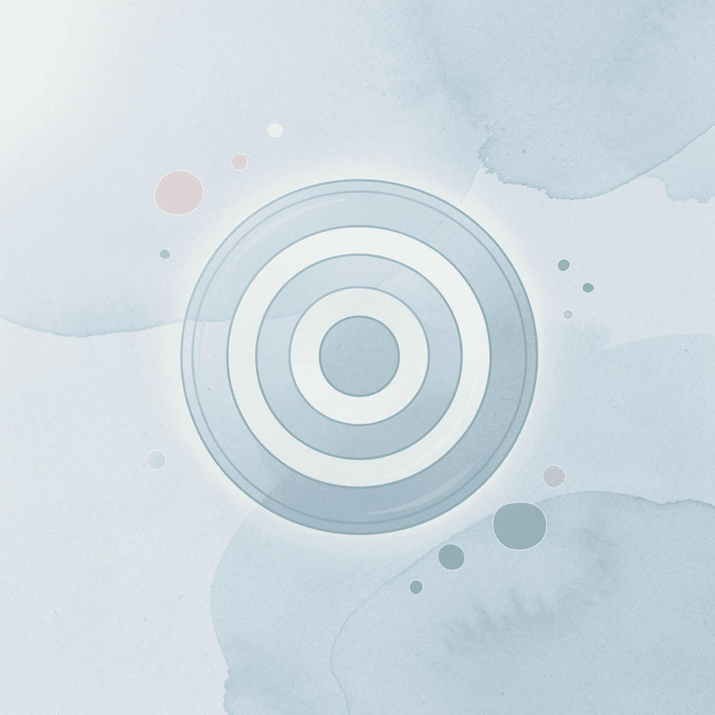 Target icon representing consistency and precision in trading