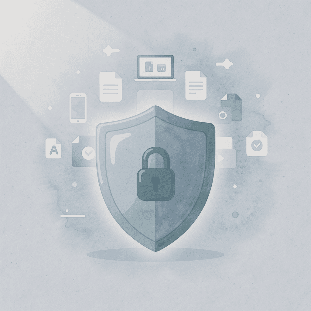 Shield protecting coins from market volatility