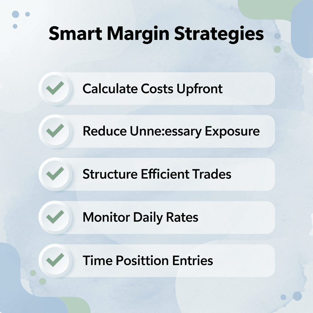 Checklist of smart margin interest management strategies