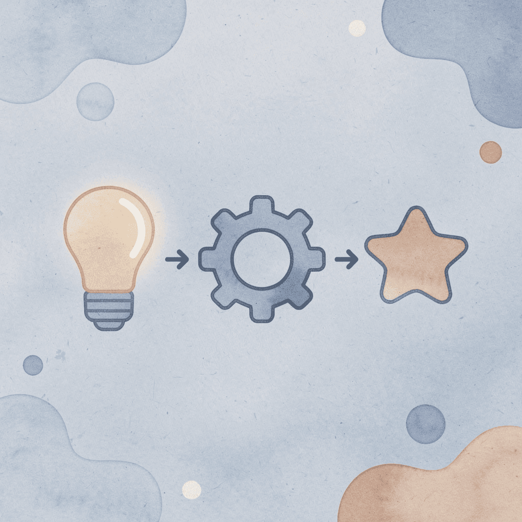 Three icons showing the daily margin interest calculation process