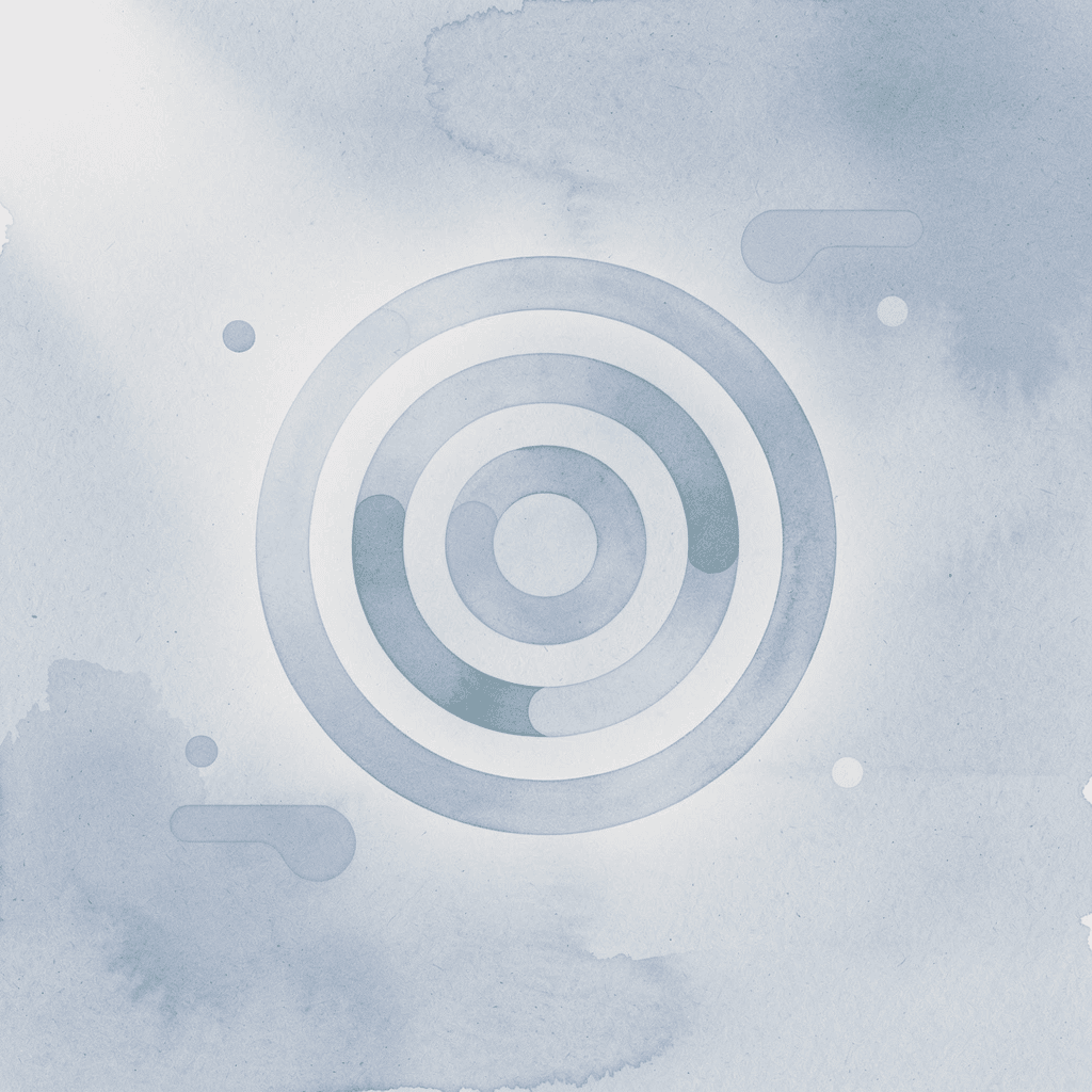 Target icon representing precision and consistency in position sizing