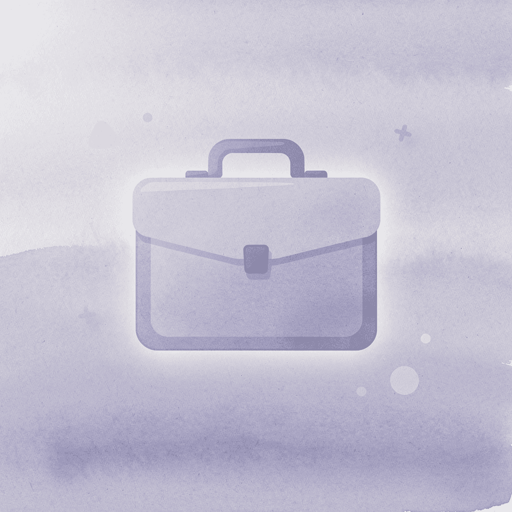 Briefcase icon representing corporate stock issuance