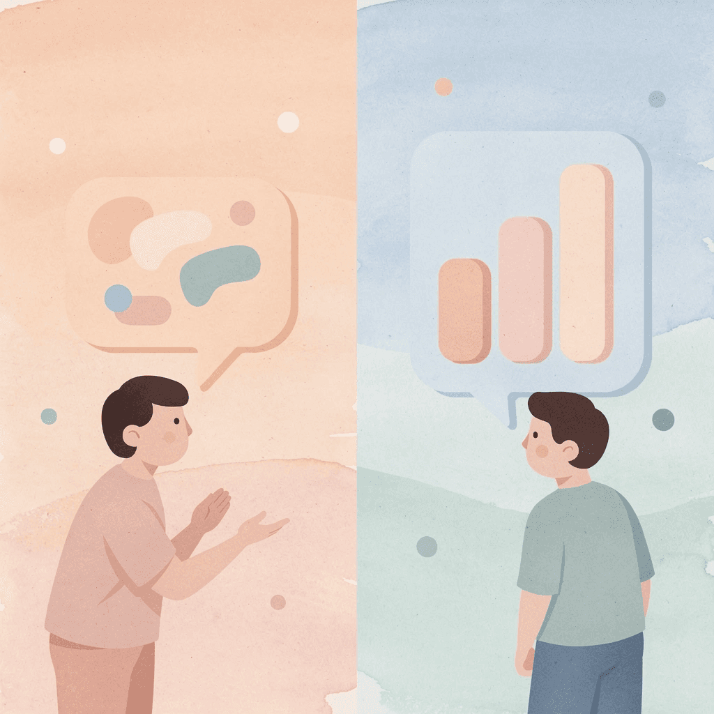 Comparison scene showing traditional trading versus prop firm trading