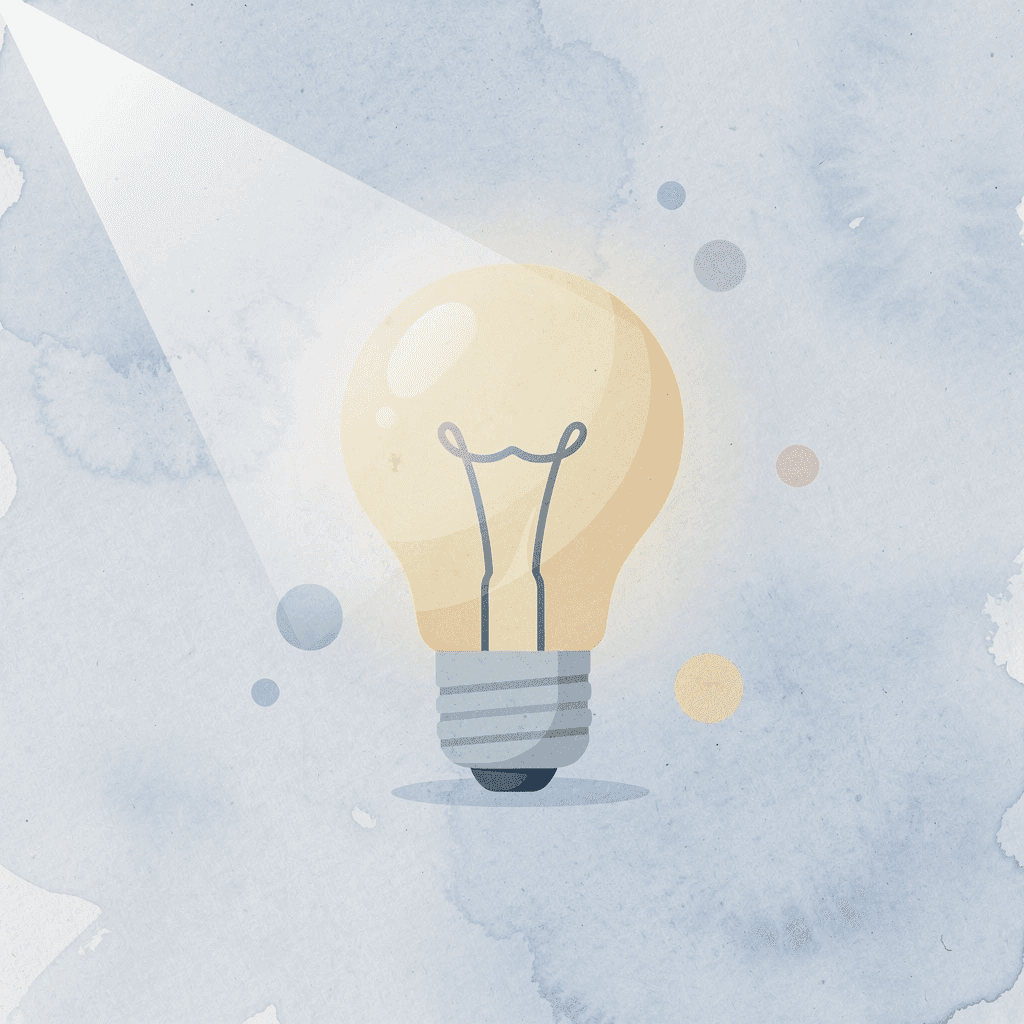Lightbulb representing key insight about margin costs