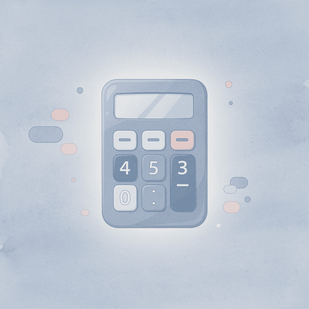 Calculator icon representing margin interest calculation