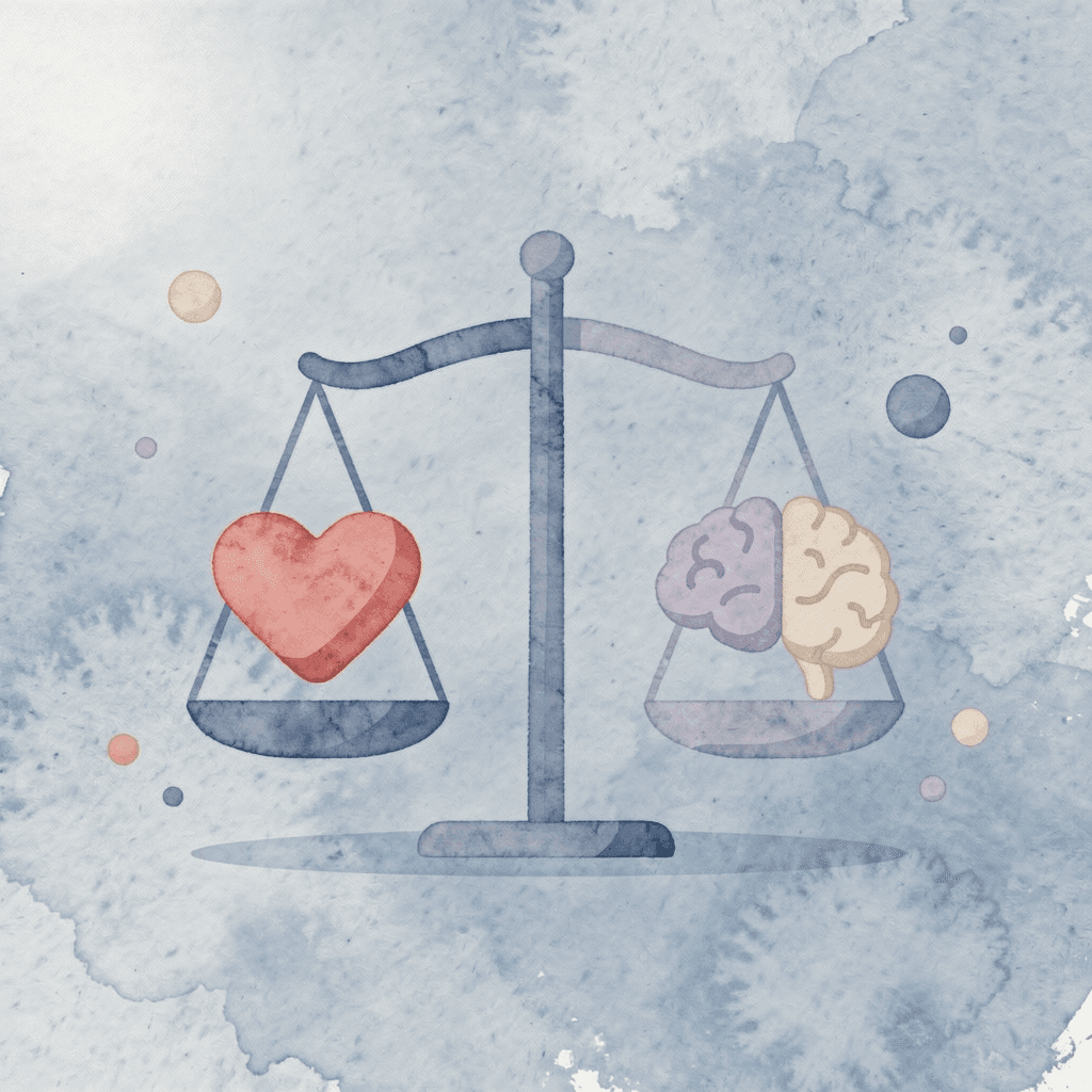 Balance scale comparing margin interest and margin requirements