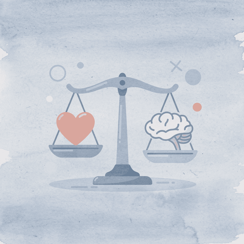  Balance scale comparing cash reserves to amplified buying power