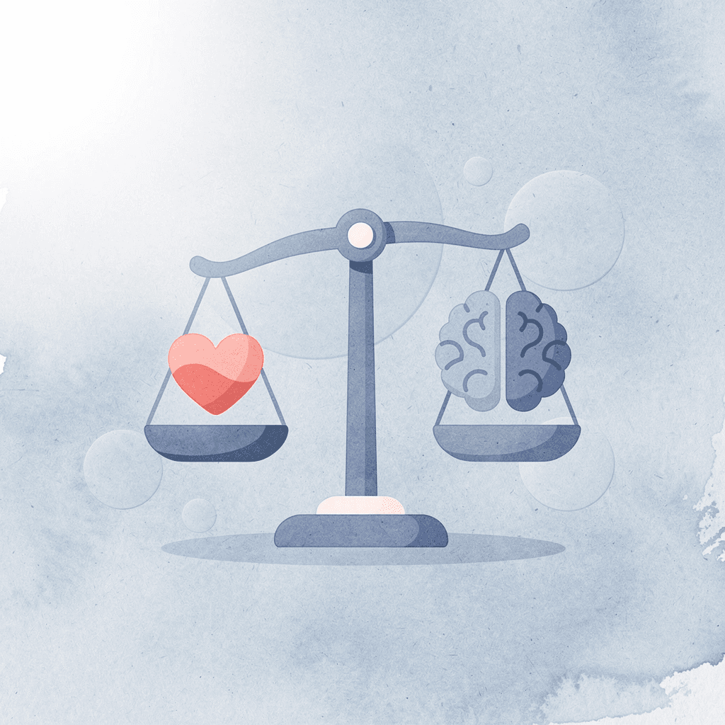 Balance scale showing margin interest costs weighing down trading profits