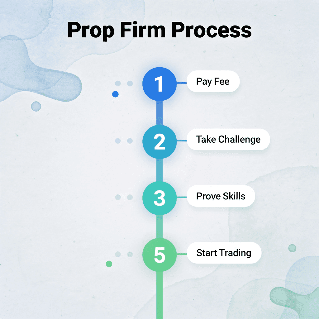 Five-step process for joining a prop firm