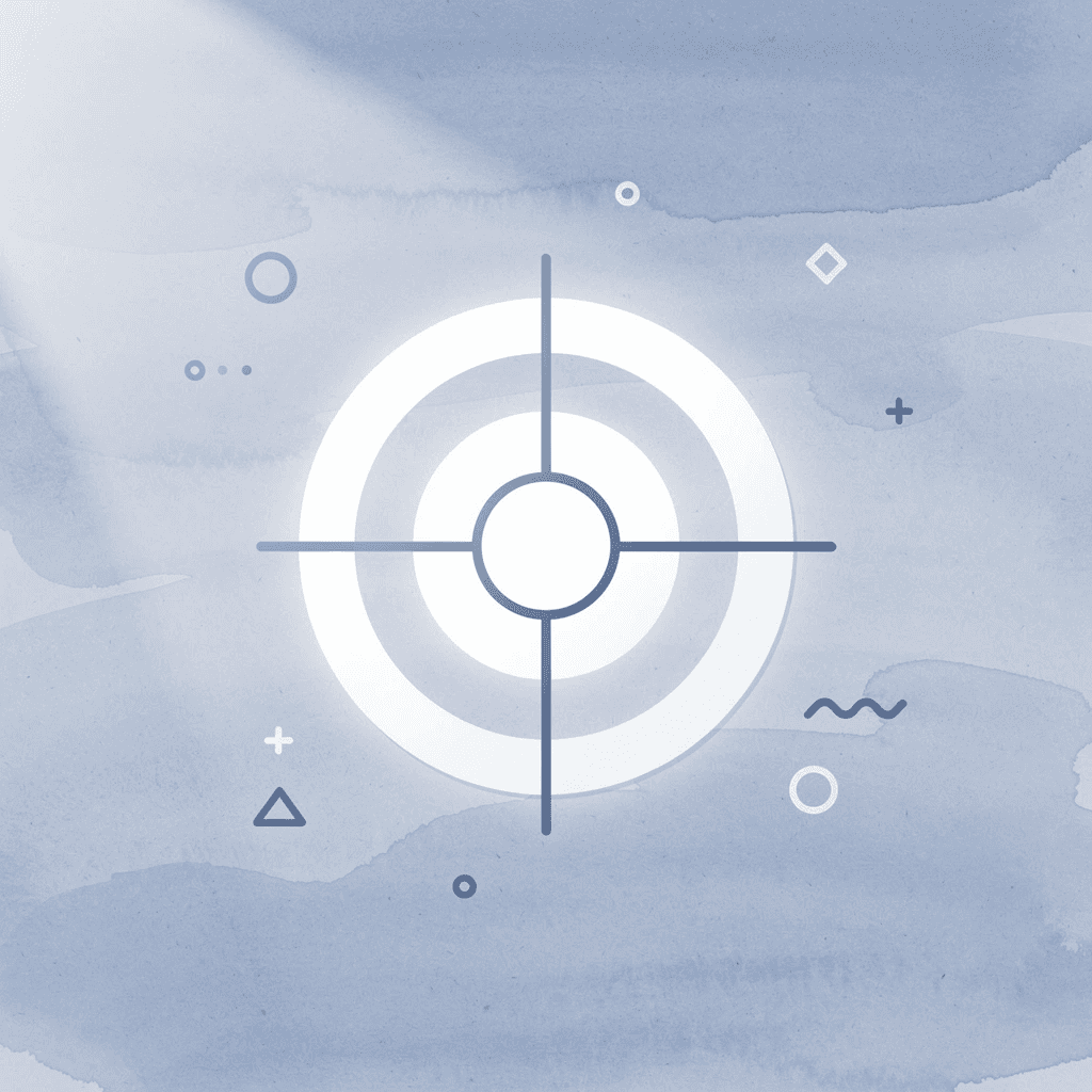 Target icon representing trader precision and focus