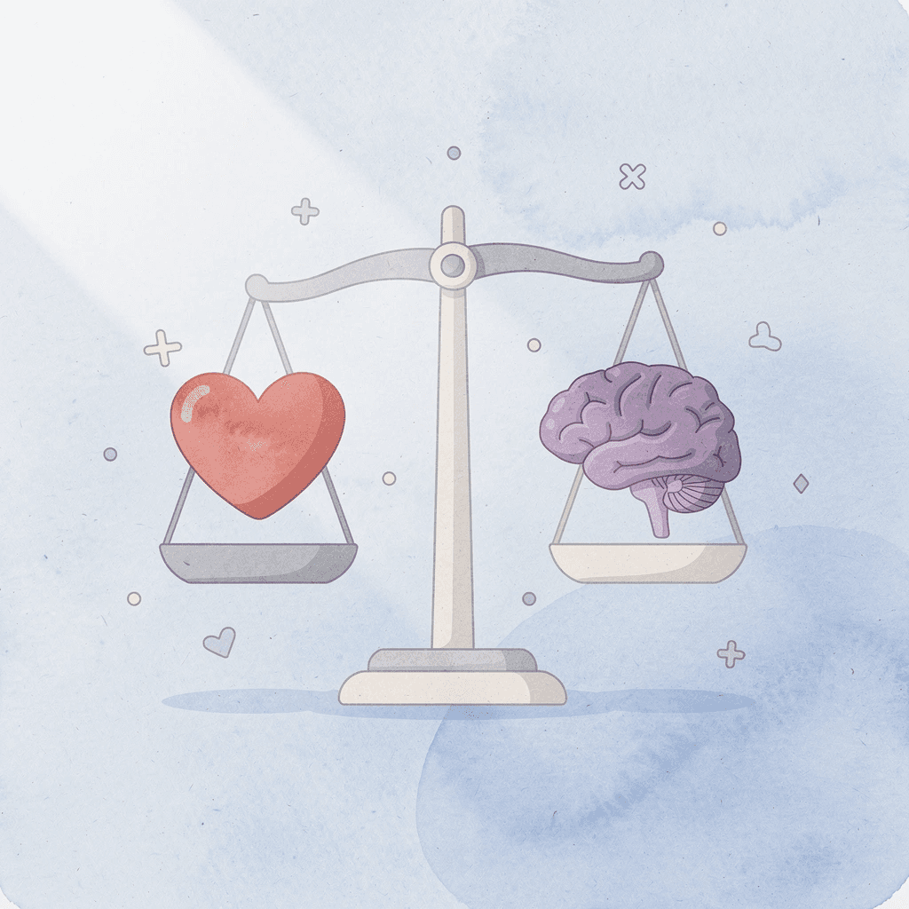 Balance scale comparing margin loans and securities-based lending