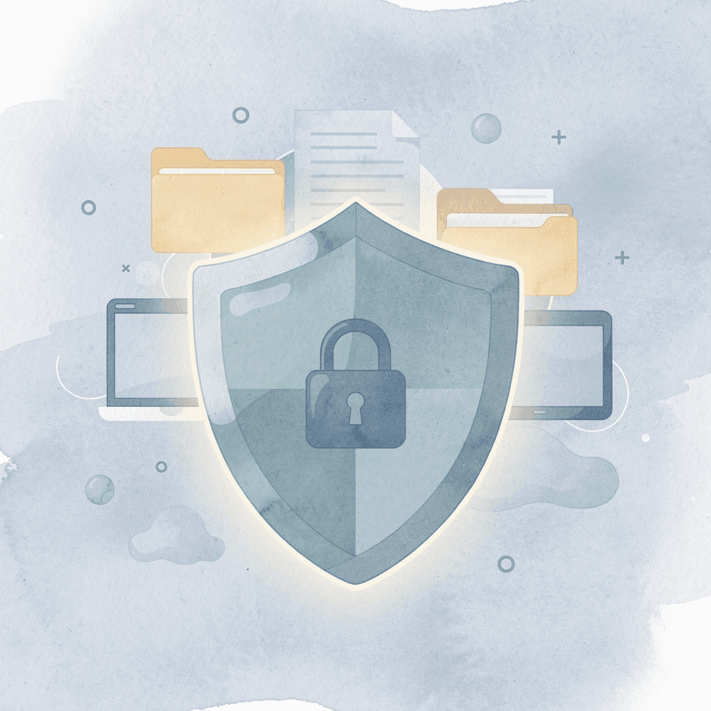 Shield protecting assets from market volatility