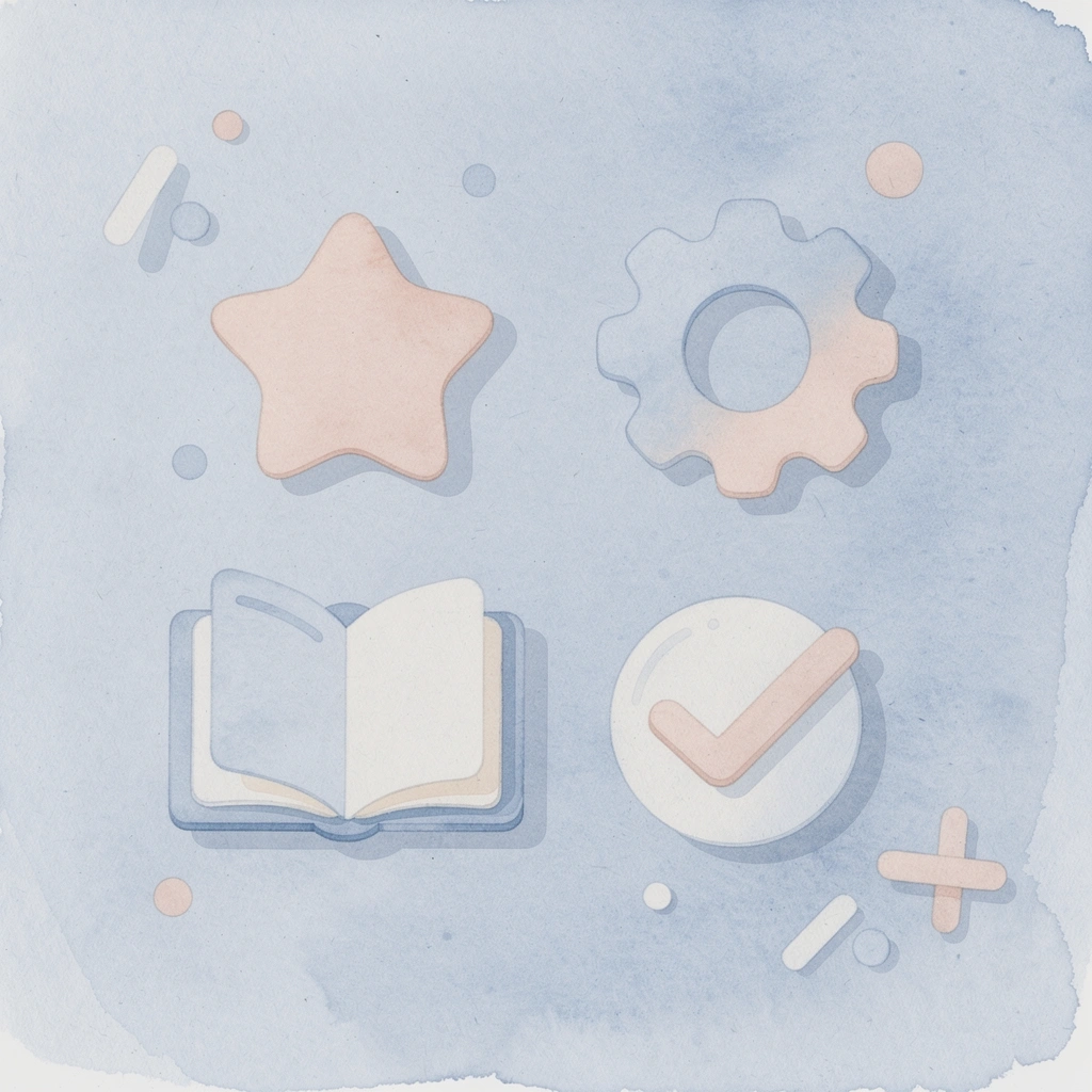 Four icons representing the multiple roles of a full-time trader