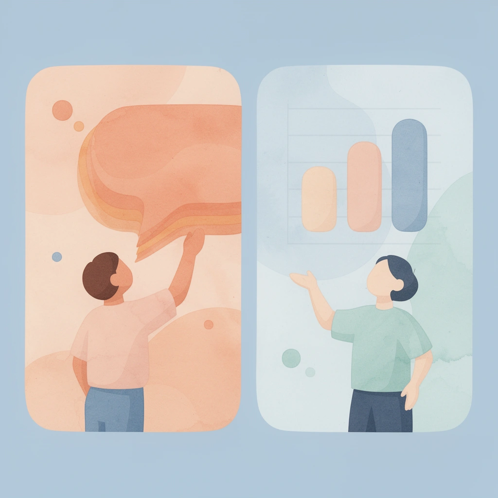 Split scene showing traditional employment versus independent trading lifestyle