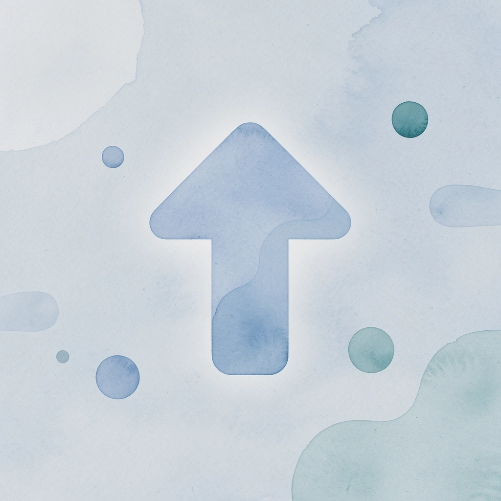Upward arrow icon representing unlimited earning potential