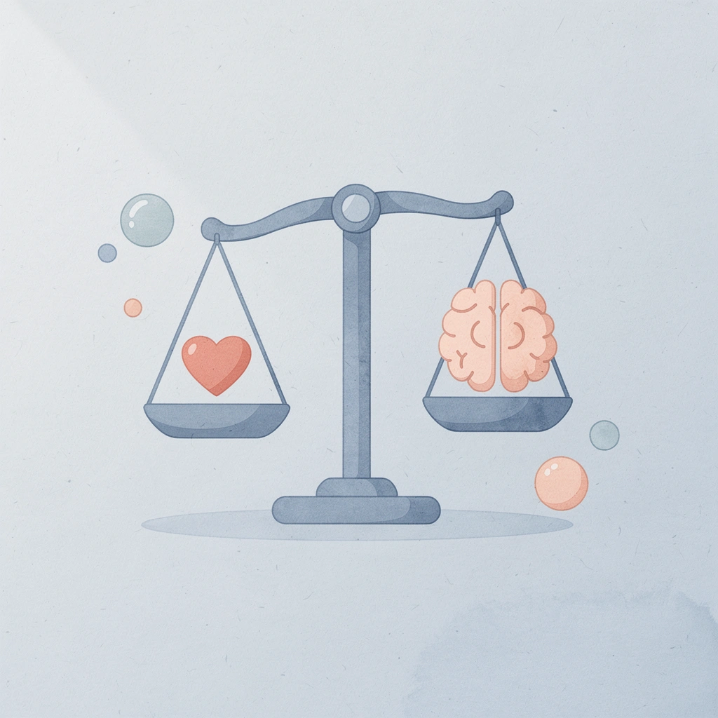 Balance scale comparing small personal capital versus large prop firm capital