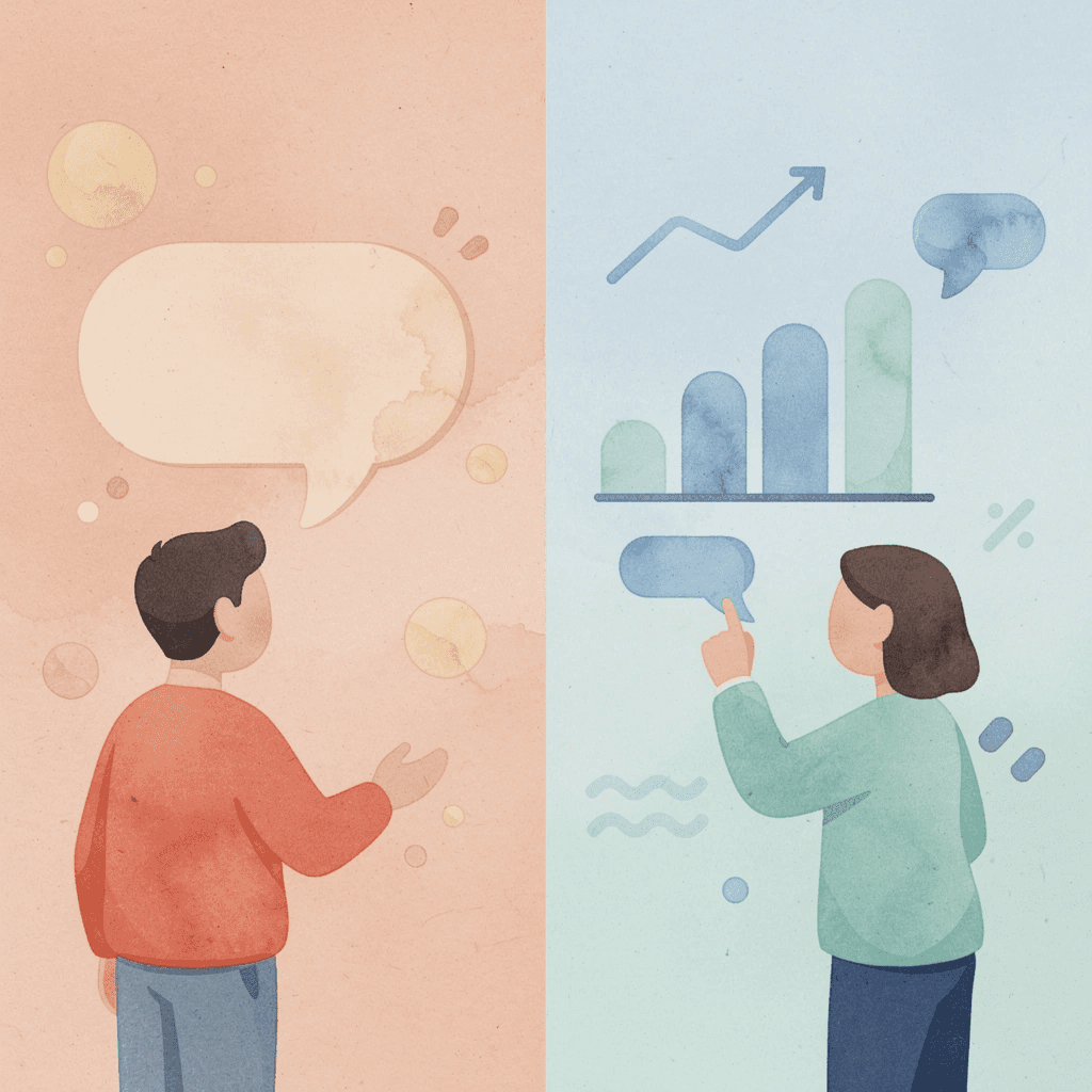 Illustration contrasting structured trading approach versus gambling approach