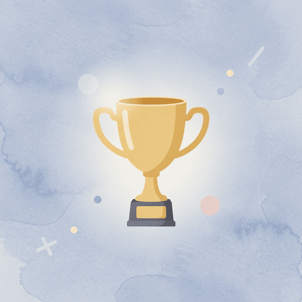 Trophy icon representing trading success
