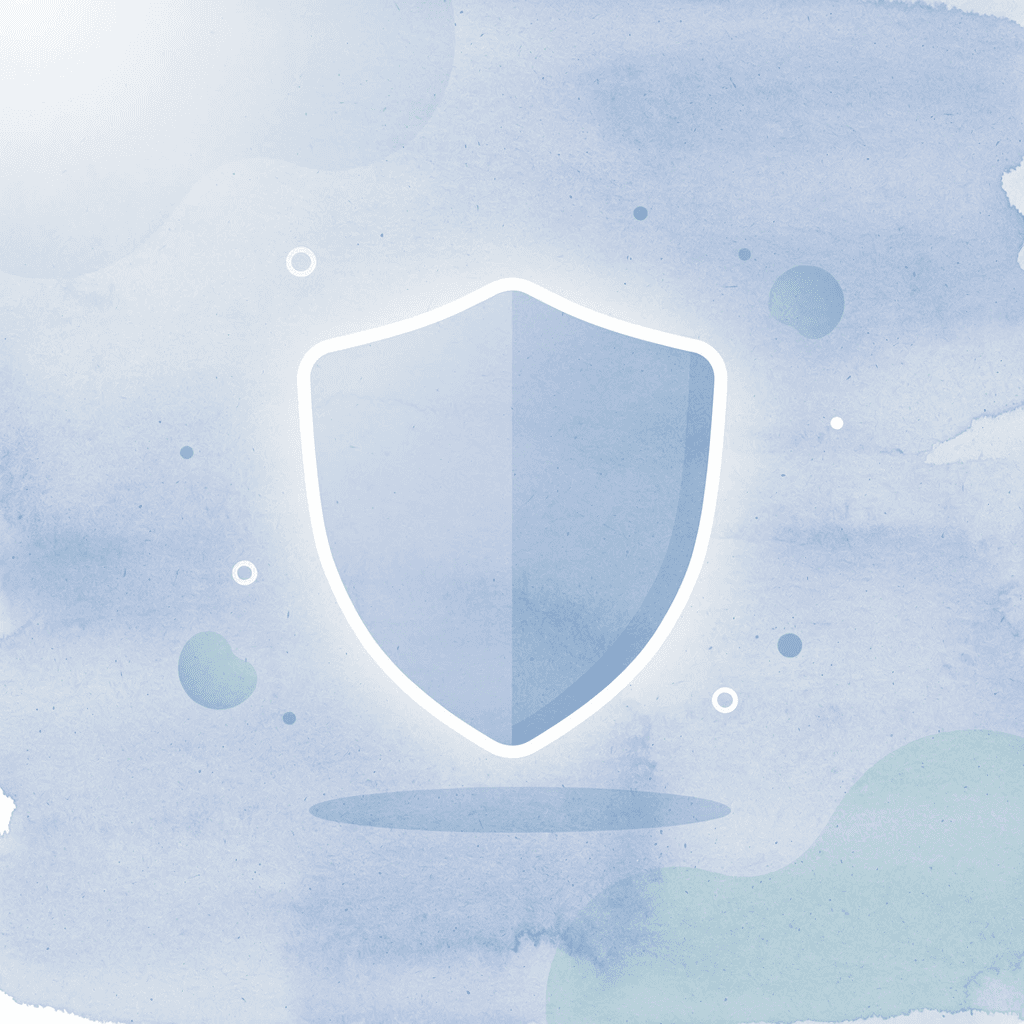 Shield icon representing zero personal risk protection
