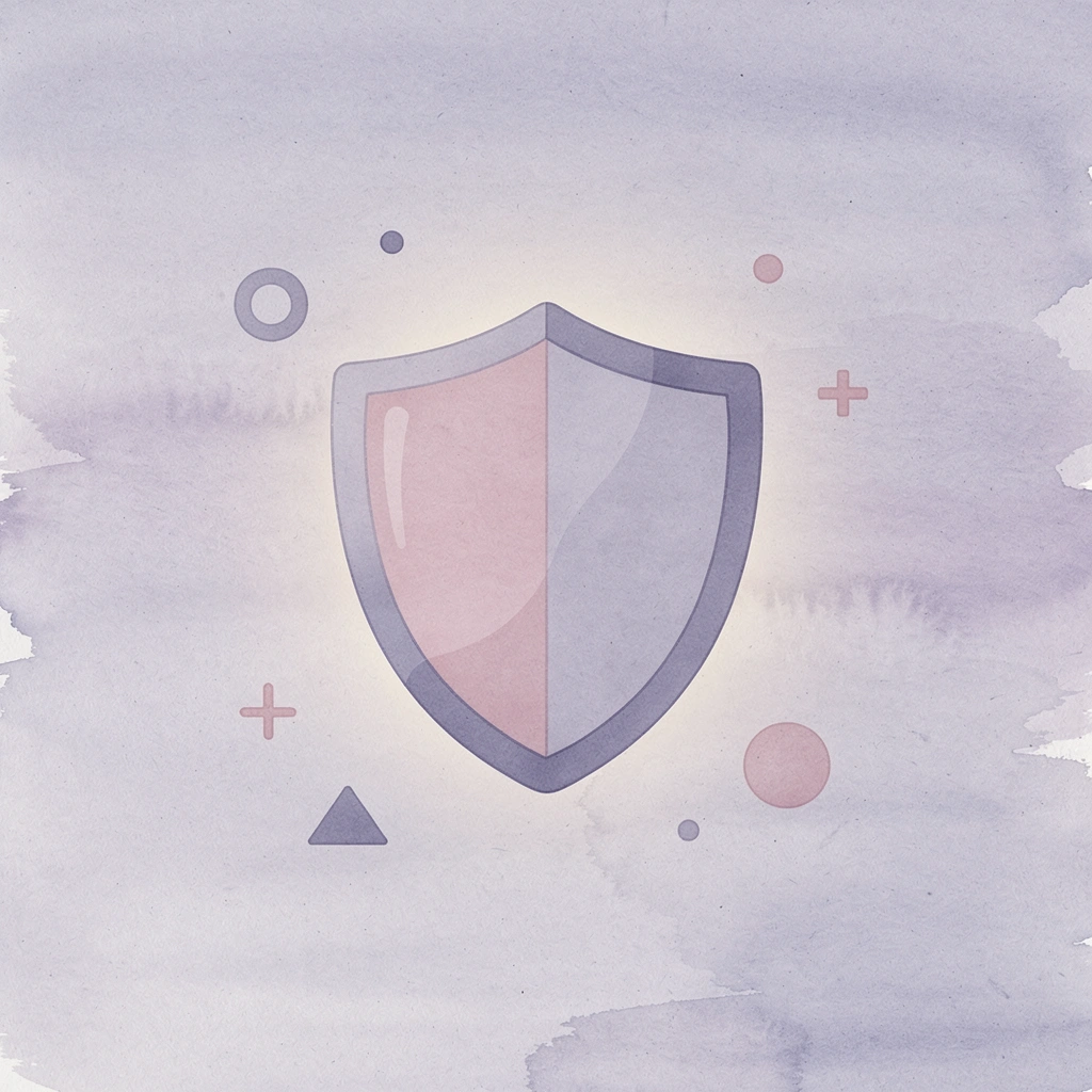 Shield icon representing a risk-free trading environment
